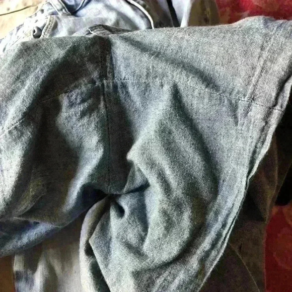 Target Merona Blue low waist shorts with pockets women size 10 - Picture 4 of 4